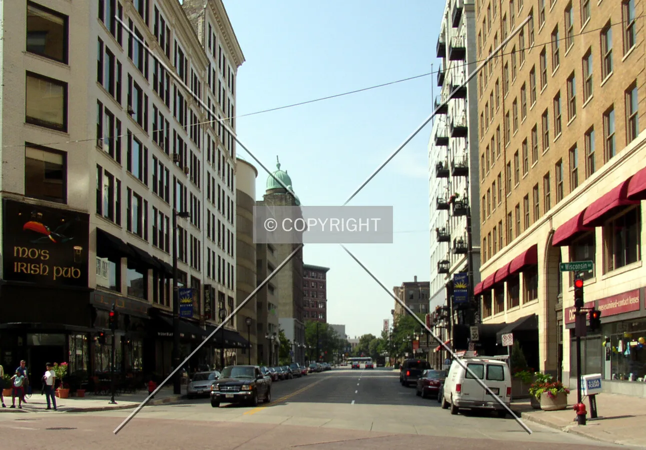 Looking north from Wisconsin Avenue