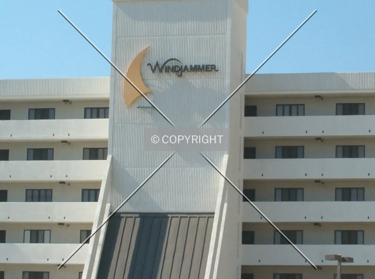 Looking up from Beach Boulevard