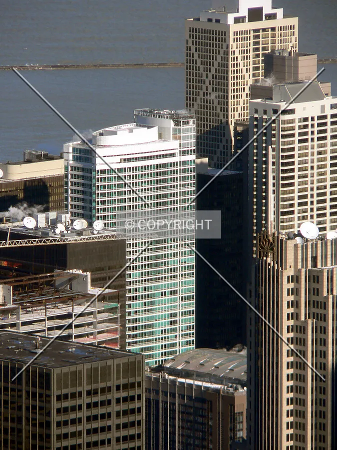 View to the northeast from the Sears Tower