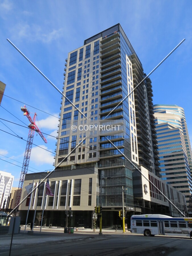 View to the east across 5th Street South