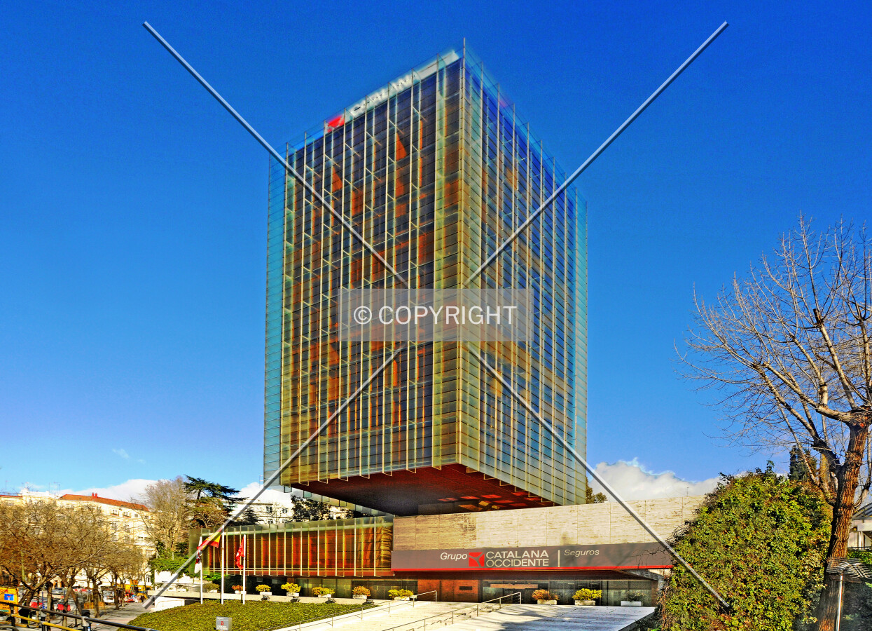 Catalana Occidental Building, Madrid, Spain, E.U.