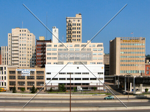 View to the northwest from the DECC Parking Ramp