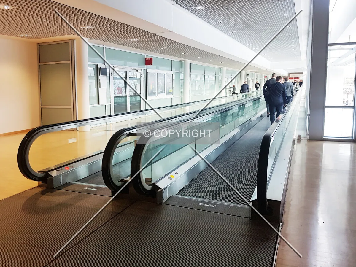Schindler autowalks - horizontal transportation belts