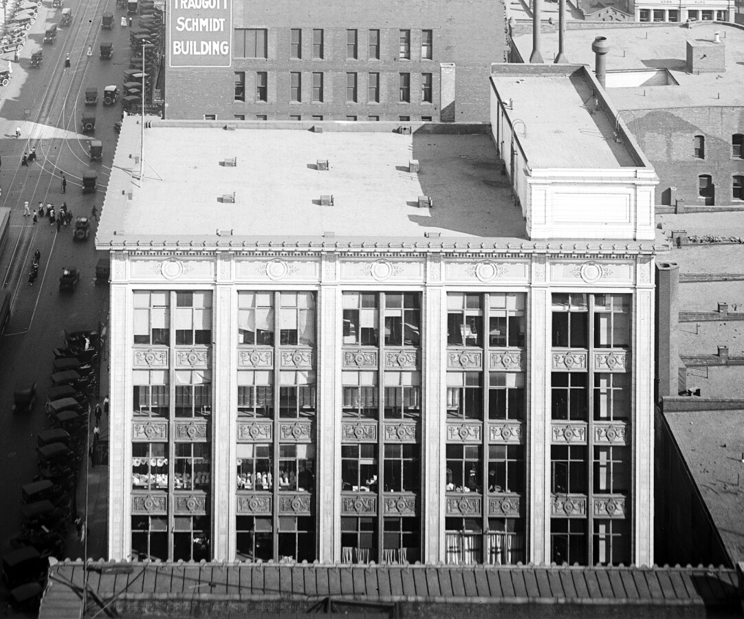 Vintage view from the northwest