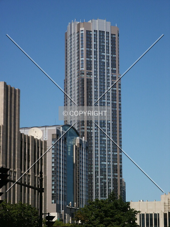 View from Michigan Avenue looking east