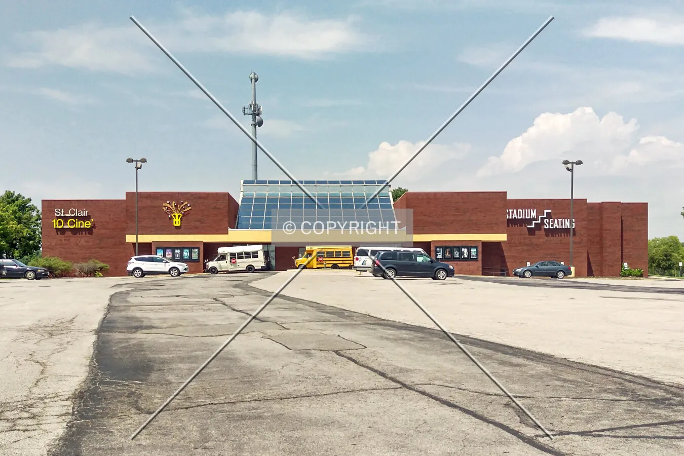 View from the east; July 16, 2015