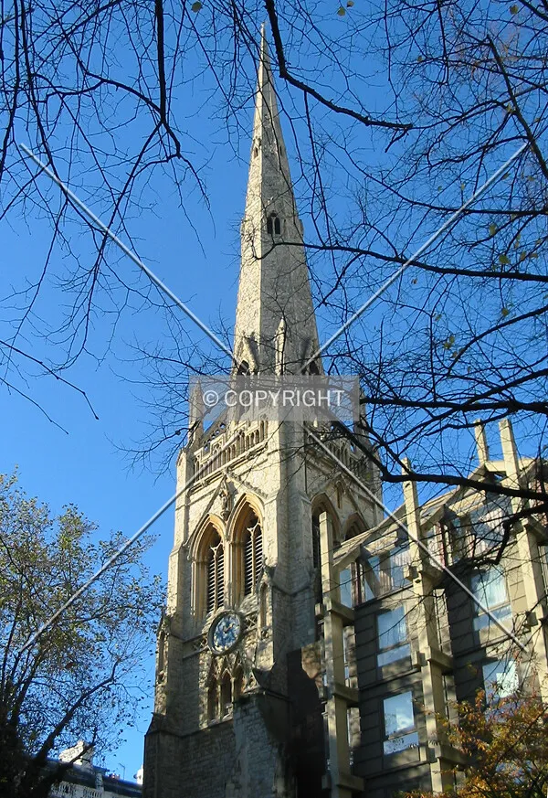 Looking up from Lancaster Gate