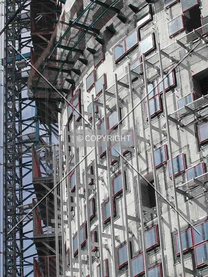 View of the facade
