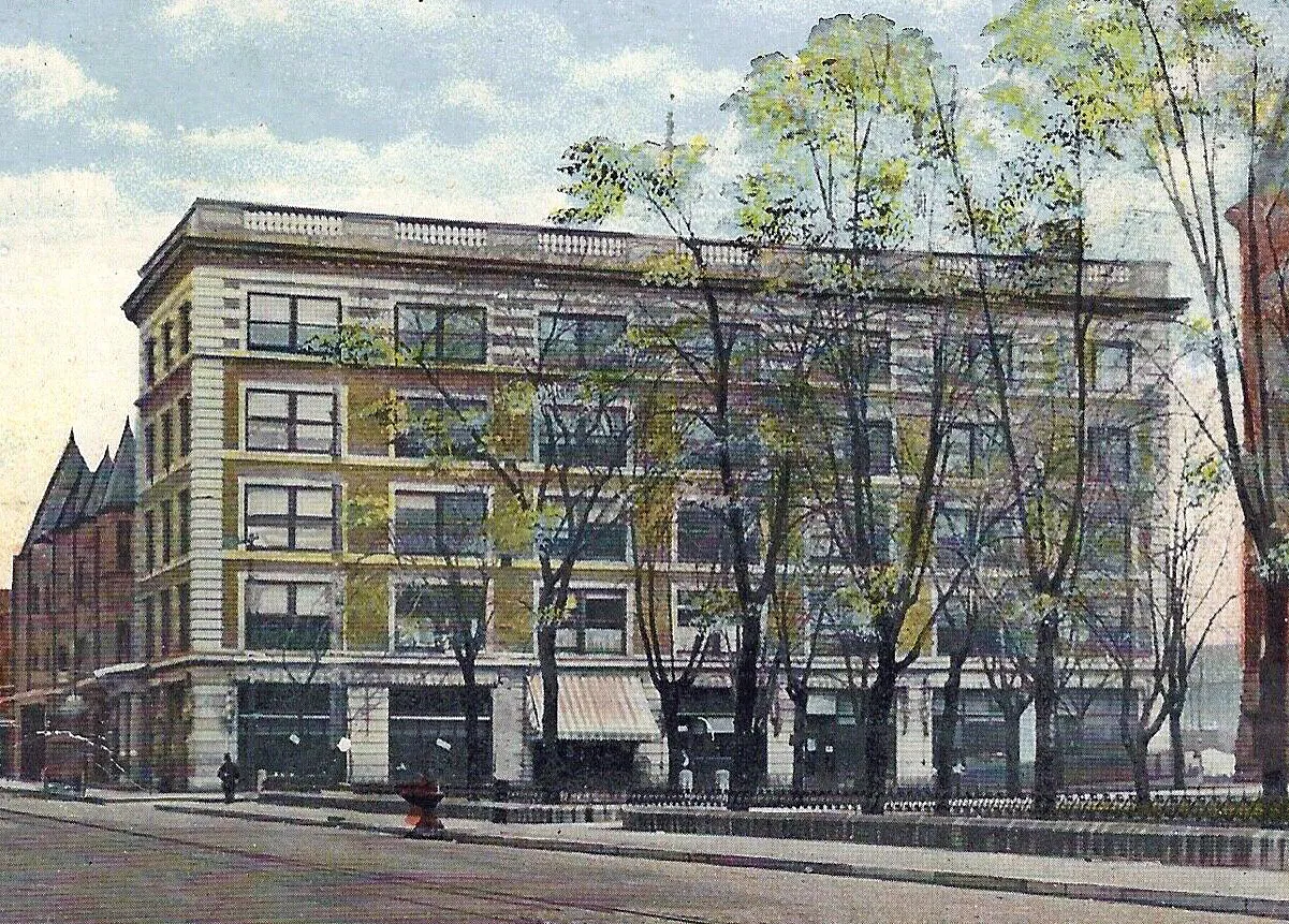 Vintage view from the southwest