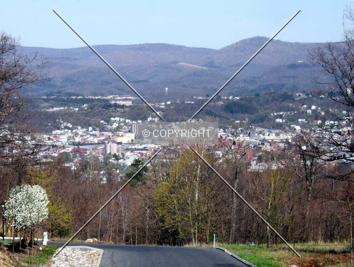Downtown from the west
