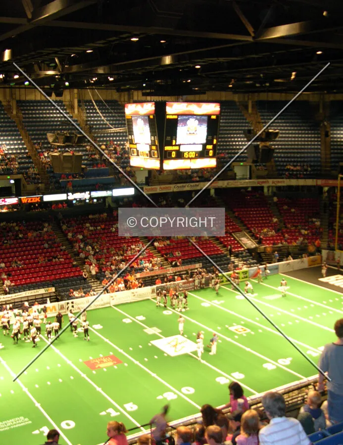Looking northwest from the eastern upper deck