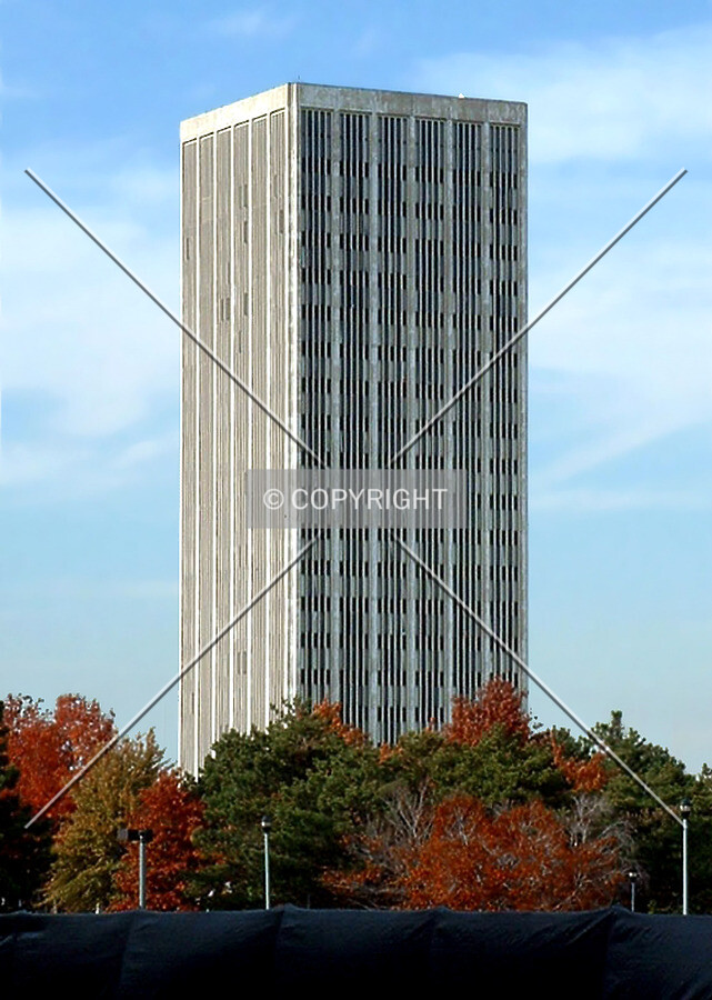 View from the southeast
