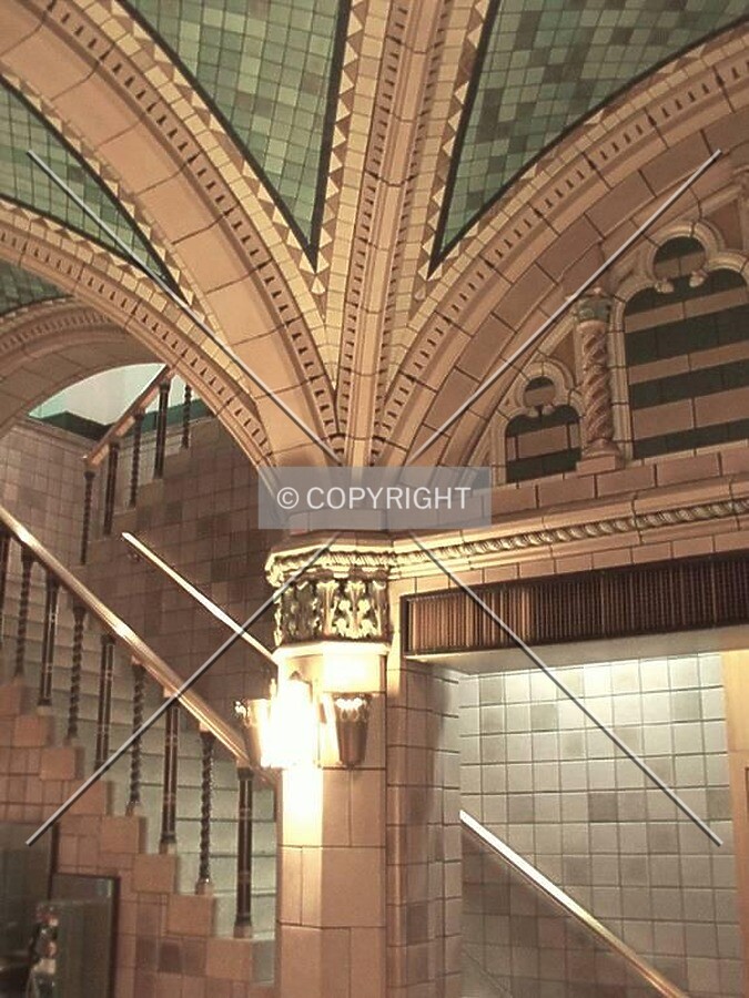 Stairs - S side of lobby