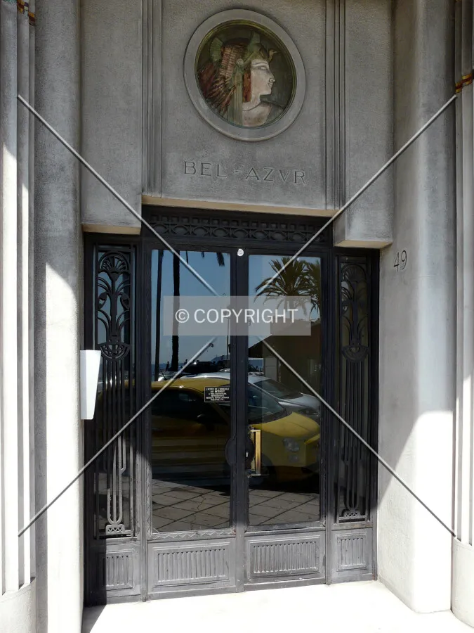 Main entrance on the southeast corner