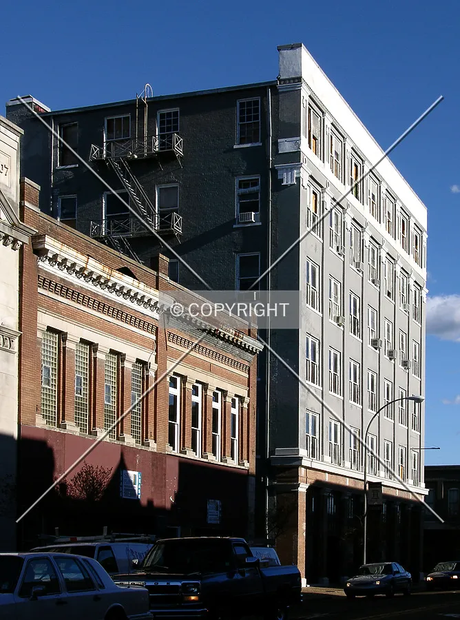 Looking southeast from Main Street
