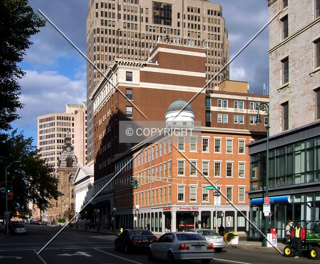View from the southwest along Church Street