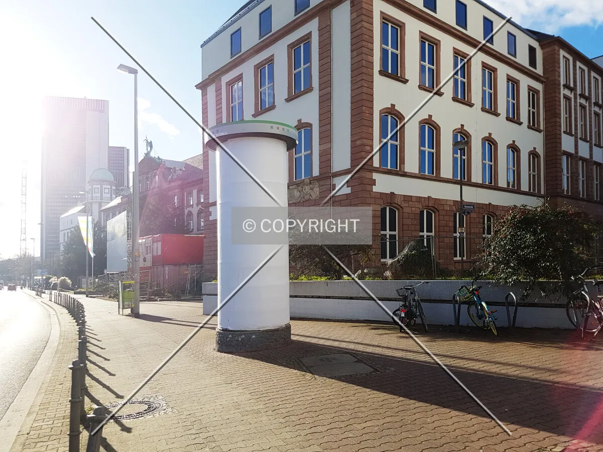 advertising pillar