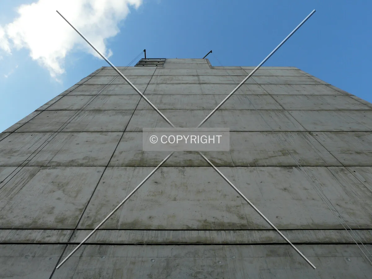 Looking up the southeast wall