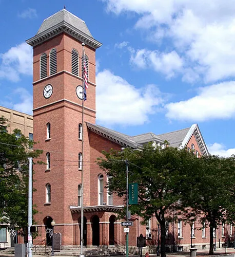 View from the southwest at 2nd and Market streets