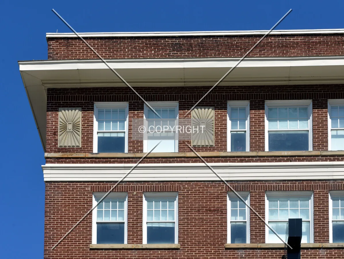 Cornice details from the southeast