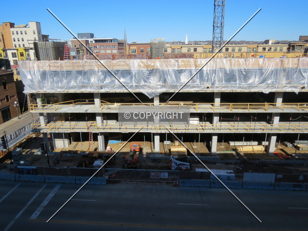 View to the northeast from the Block 19 Ramp