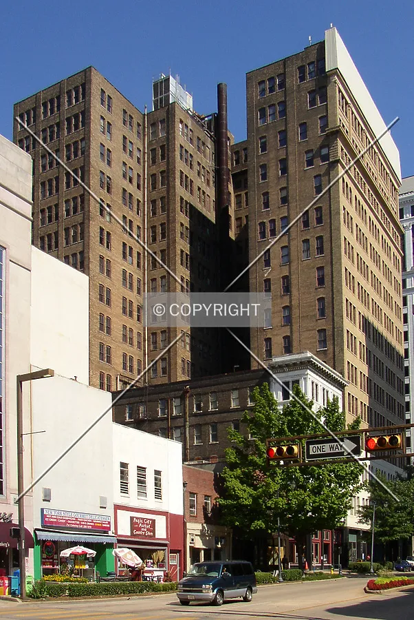 Looking southeast from 20th Street