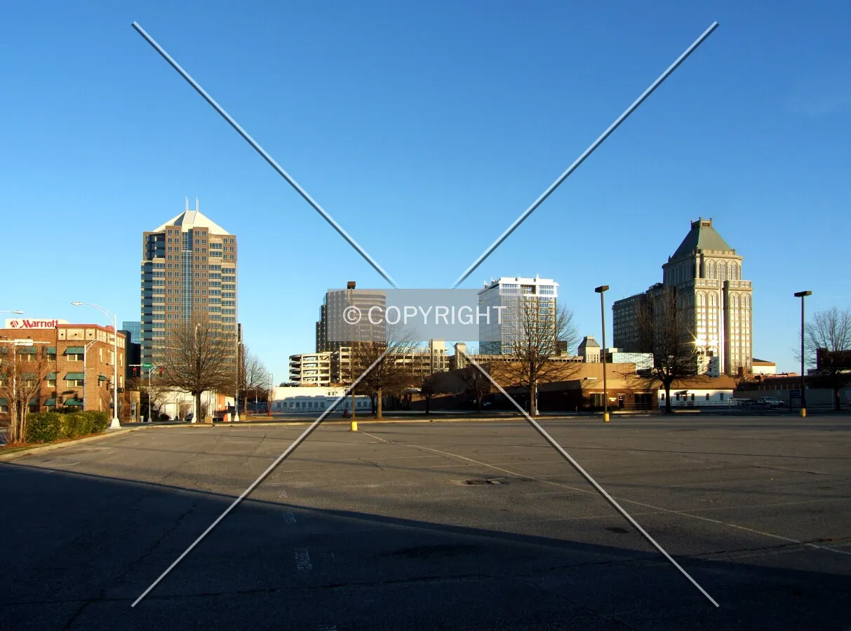 Downtown from the west