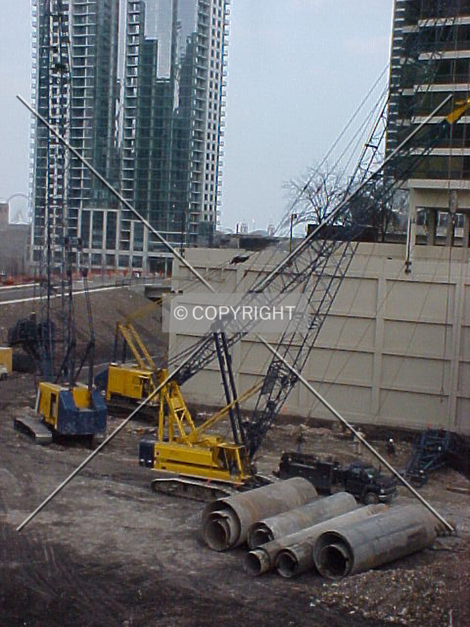 Site being prepared for construction