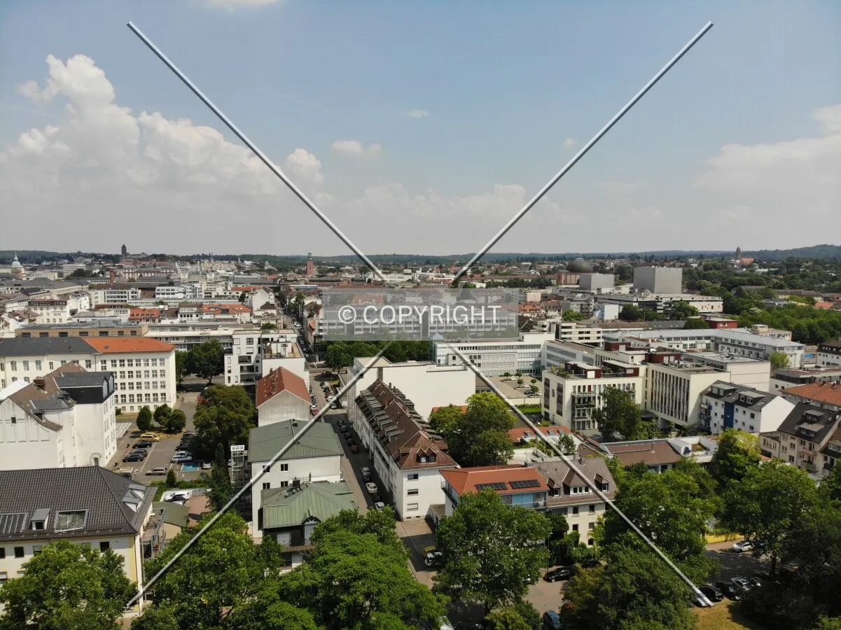 View over Darmstadt - Panorama
