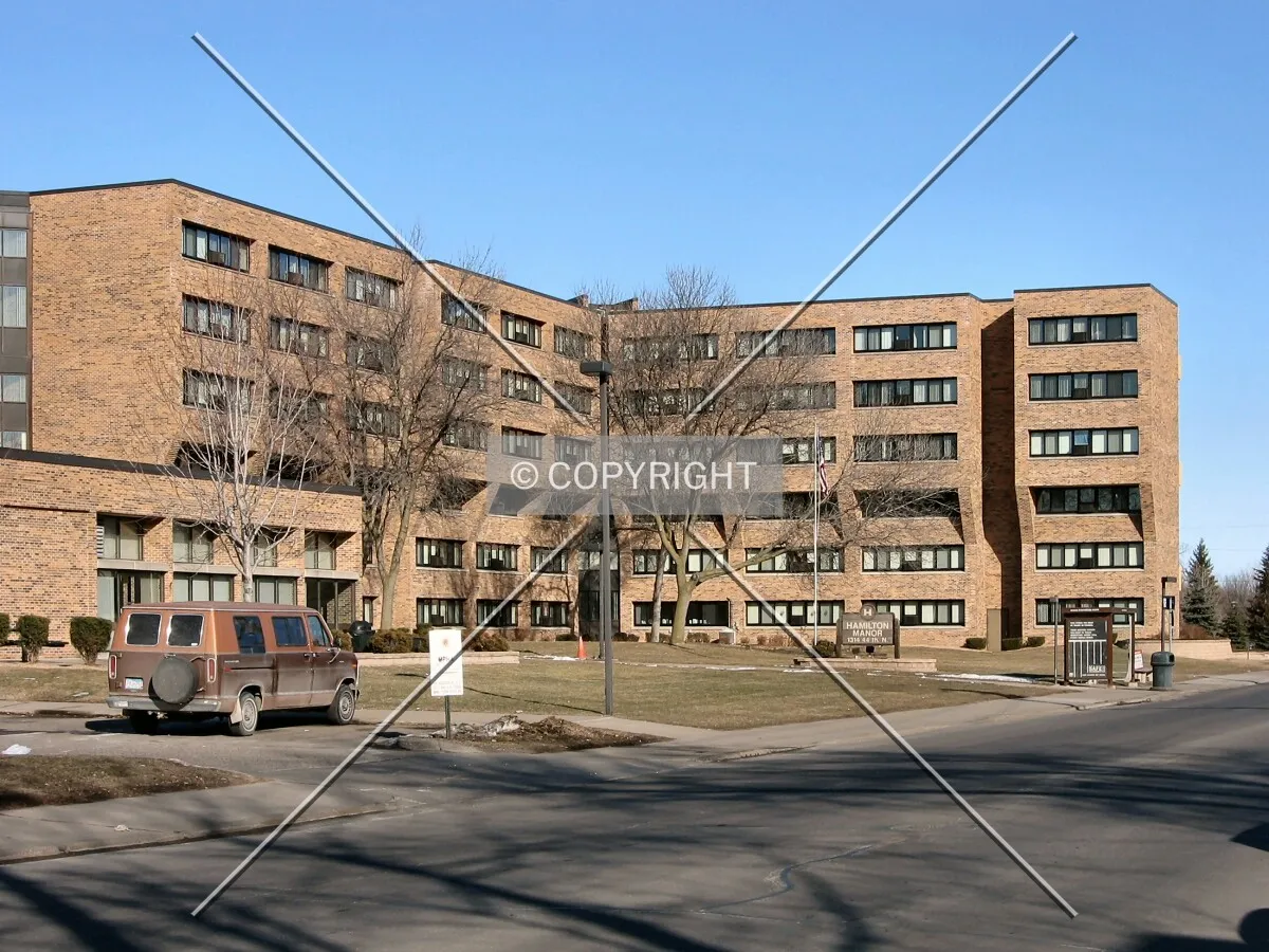 East end, view to the northeast across 44th Avenue North