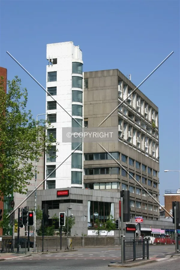 Side-view from Finchley Road