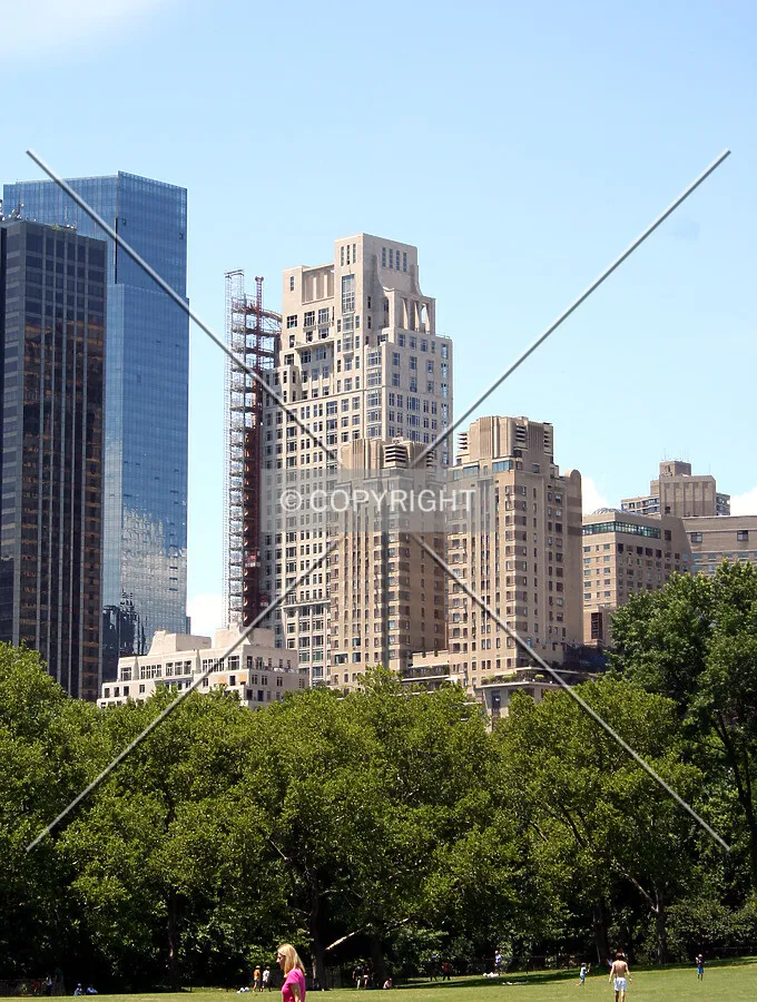 Looking southwest from Central Park