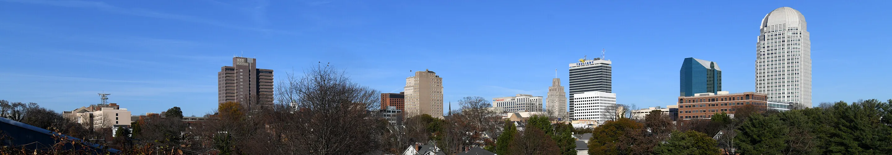 Downtown from the southeast