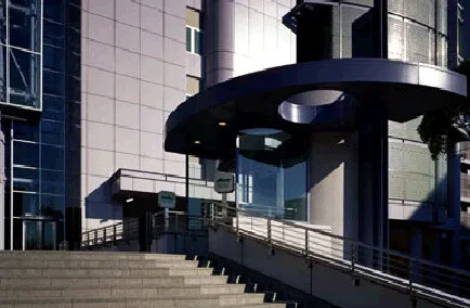 The entrance