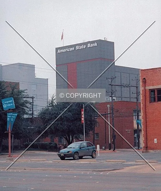American State Bank, view from the Northeast