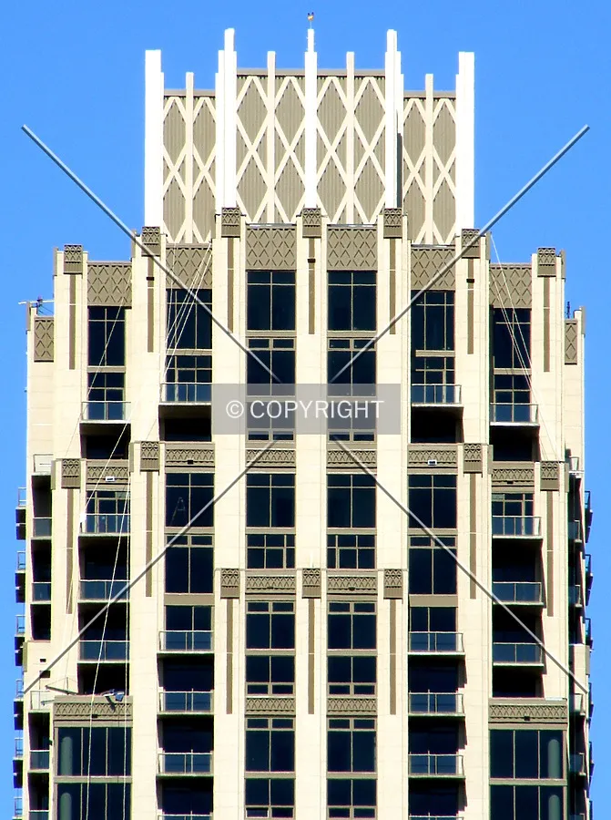 Top view looking west