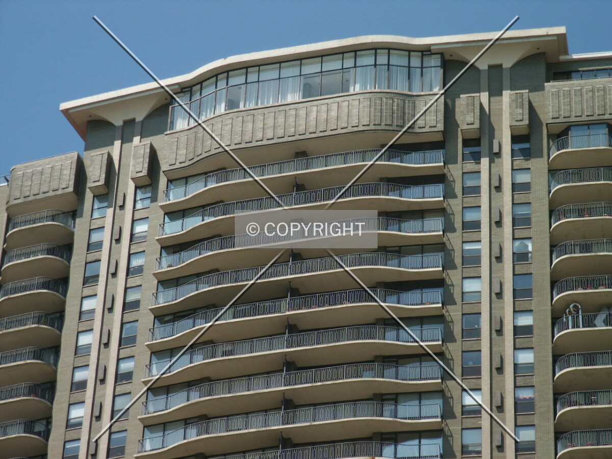 Top of the center bay