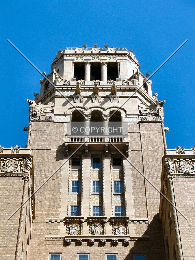 Looking up the west side
