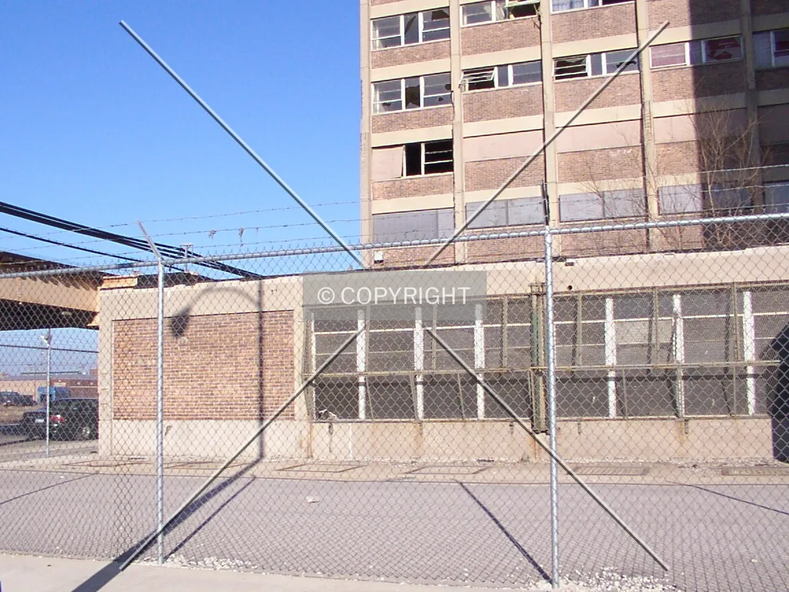 Northwest corner of the site