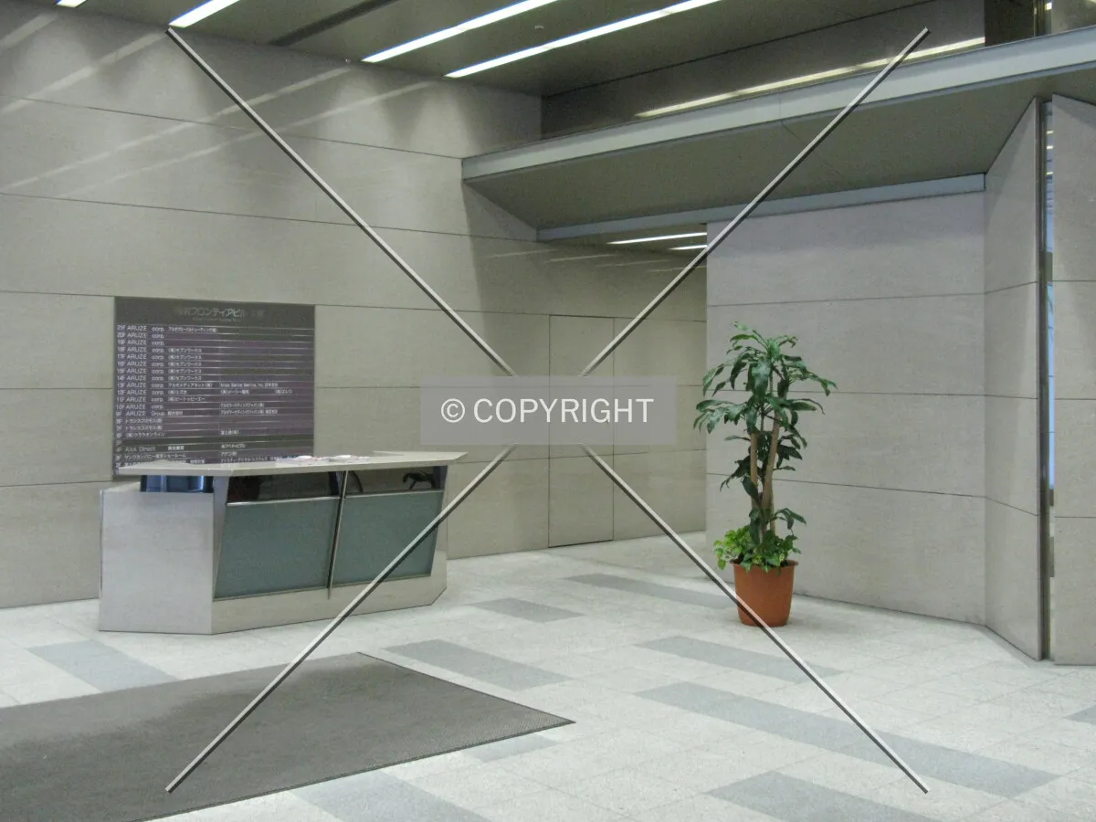 The first floor lobby