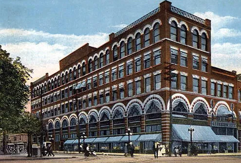 Vintage view from the southeast