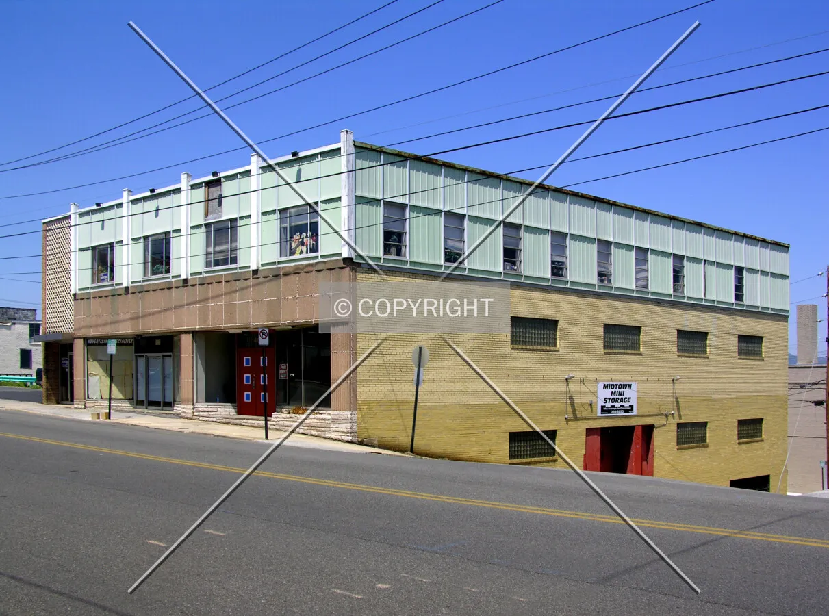 From across Campbell Avenue to the southeast