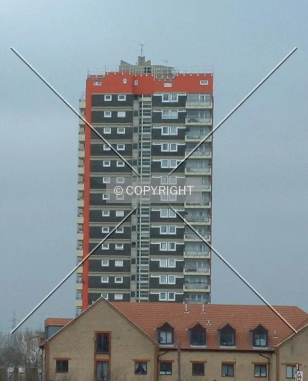 External view taken from the Woolwich Ferry