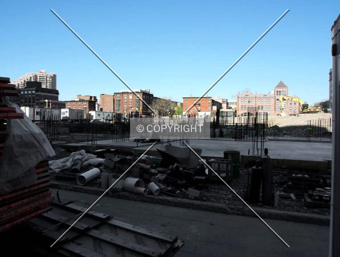 View from the east on Hudson Street