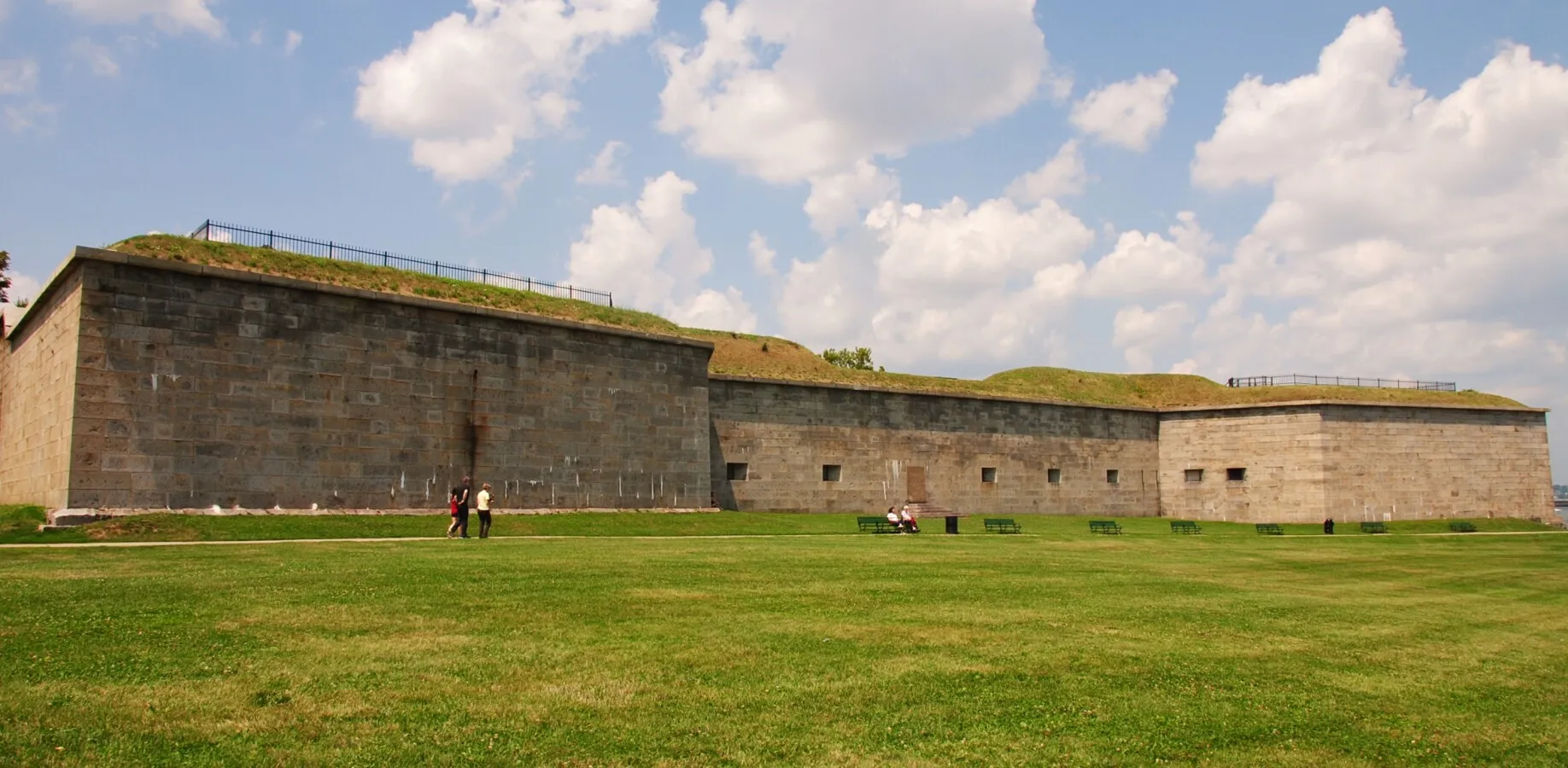 View from the southeast