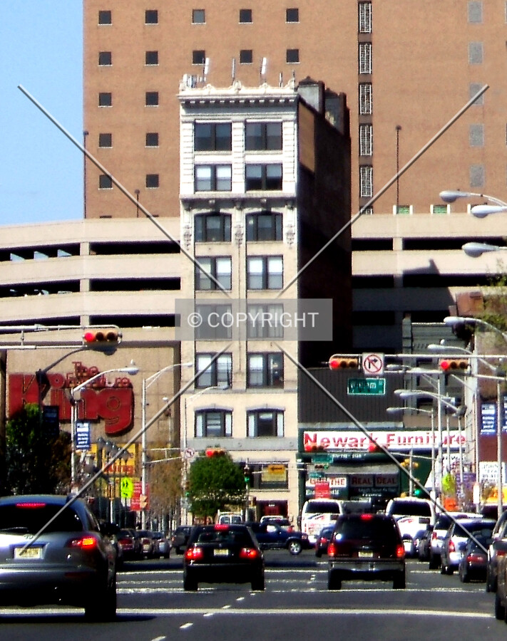 View from the south along Washington Street