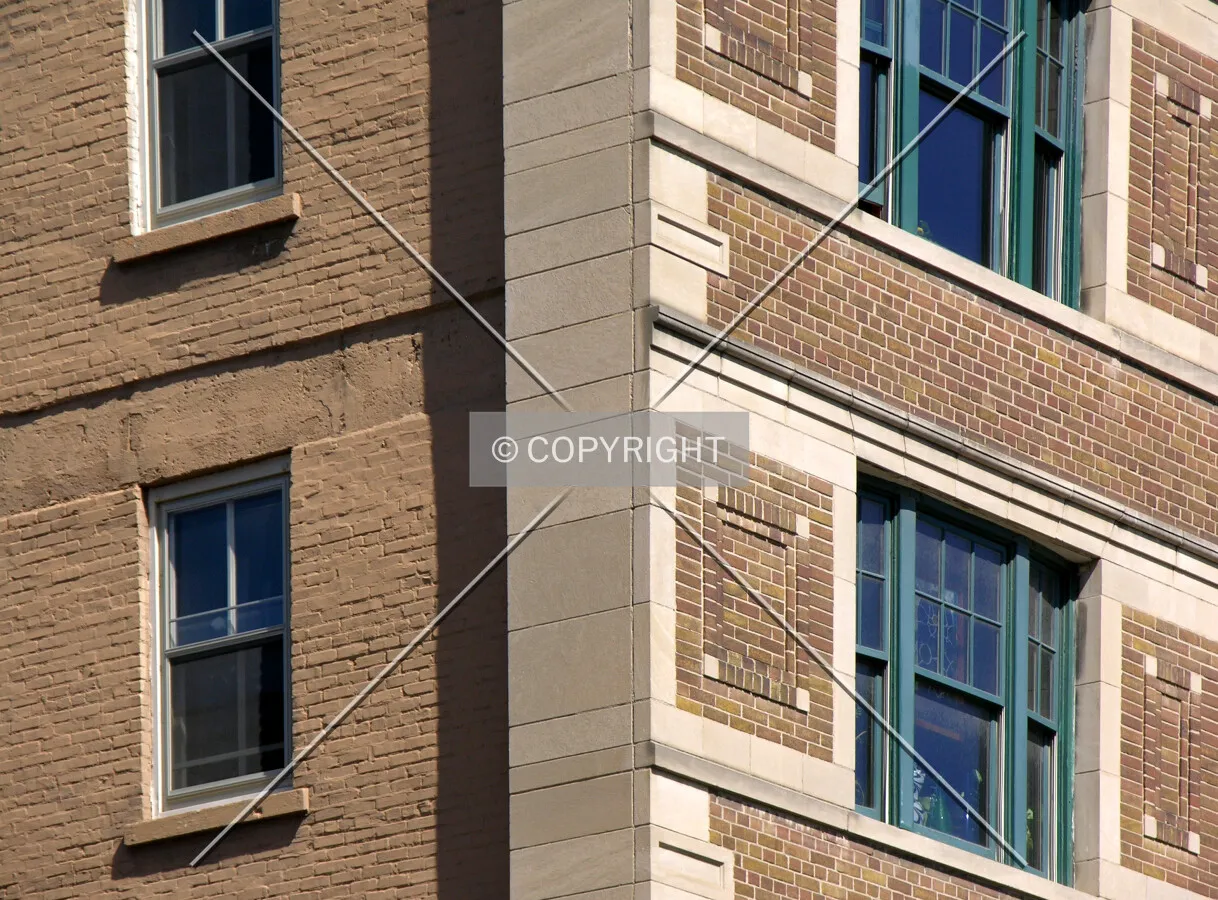Southeast corner detail