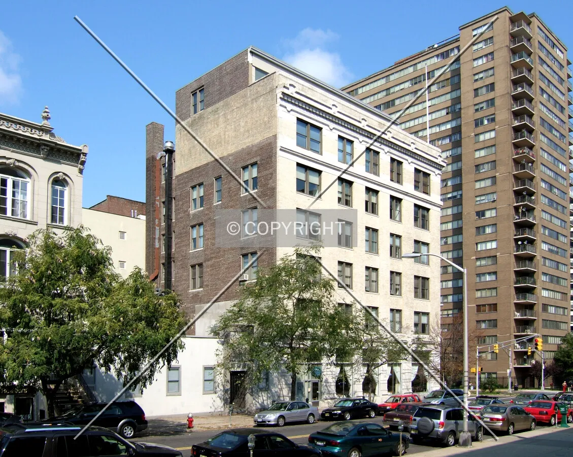 View from the southeast across Washington Street