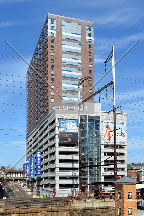 View from the southeast along Easton Avenue