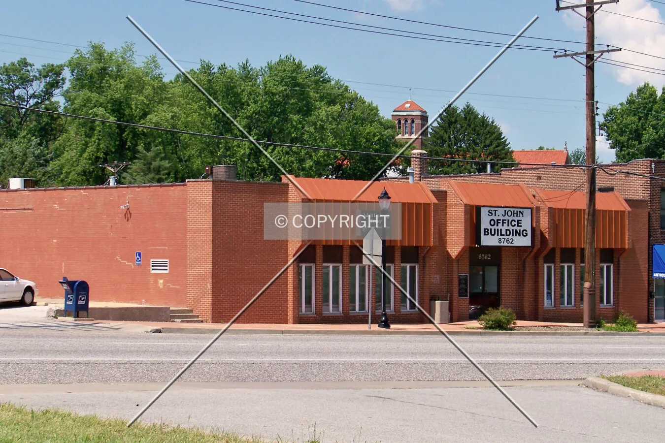 View from the northeast